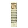 60" X 14" Off White Metal Hanging Wall Decor