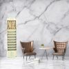 60" X 14" Off White Metal Hanging Wall Decor