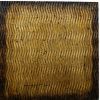 36" X 36" Bronze Square Abstract Hanging Dimensional Sculpture