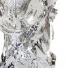 11" Silver Glass Figurine Tabletop Sculpture