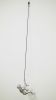6" X 4" Silver Resin Climbing Man Hanging Dimensional Sculpture