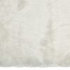 5' X 8' Off White Faux Fur Area Rug
