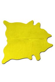 72" X 84" Yellow Cowhide - Rug