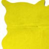 72" X 84" Yellow Cowhide - Rug