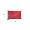 12" X 20" X 5" Firecracker Cowhide  Pillow