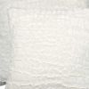 Set of Two Ivory Faux Fur Throw Pillow