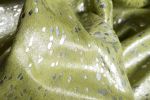 6' X 7' Lime Green Cowhide Cowhide Print Area Rug