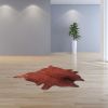 5' X 7' Brown Cowhide Cowhide Print Area Rug