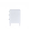 21" Brown Three Drawers Nightstand