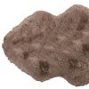 2' X 3' Taupe Genuine Sheepskin Shag Area Rug