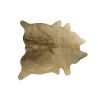 6' X 7' Gold Cowhide Cowhide Print Area Rug