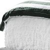 Gray Tufted Linen Upholstered Queen Bed Frame With Nailhead Trim