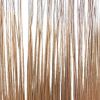 69" Brown Wood and Metal Folding Three Panel Screen Room Divider