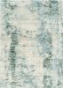 8' X 10' Ivory And Blue Abstract Area Rug