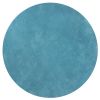 8' Blue Hand Woven Round Rug
