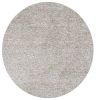 8' Ivory Hand Woven Round Rug