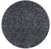 8' Black And White Hand Woven Round Rug
