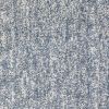 8' Slate Blue And Ivory Abstract Hand Woven Round Rug
