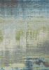 7' X 10' Blue and Green Area Rug