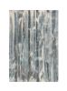 7' X 10' Teal Blue And White Abstract Distressed Area Rug