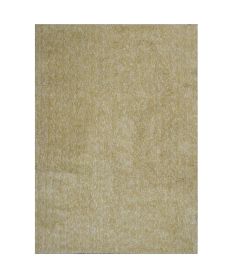 8' X 10' Yellow Shag Hand Woven Area Rug