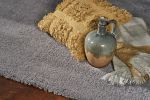 8' X 10' Gray Shag Hand Woven Area Rug