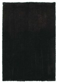 8' X 10' Espresso Shag Hand Woven Area Rug