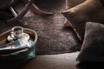 8' X 10' Espresso Shag Hand Woven Area Rug