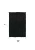 8' X 10' Espresso Shag Hand Woven Area Rug
