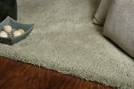 8' X 10' Sage Shag Hand Woven Area Rug