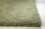 8' X 10' Sage Shag Hand Woven Area Rug