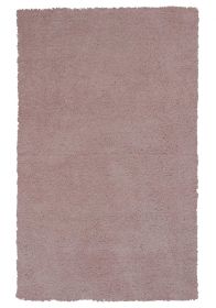 8' X 10' Pink Shag Hand Woven Area Rug