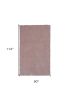 8' X 10' Pink Shag Hand Woven Area Rug