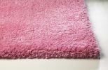 8' X 10' Hot Pink Shag Hand Woven Area Rug