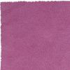 8' X 10' Hot Pink Shag Hand Woven Area Rug
