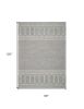 8' X 10' Gray And Ivory Wool Geometric Hand Tufted Area Rug