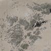 8' X 11' Silver And Black Abstract Area Rug