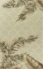 5' X 8' Sage Taupe And Green Wool Tropical Botanical Hand Tufted Area Rug