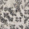 8' X 10' Ivory And Brown Floral Medallion Distressed Area Rug