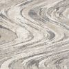 7' X 9' Gray And Tan Abstract Area Rug