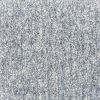 8' X 11' Slate Blue And Ivory Abstract Shag Hand Woven Area Rug