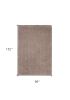 8' X 11' Beige Shag Hand Woven Area Rug