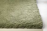 8' X 11' Sage Shag Hand Woven Area Rug