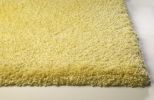 8' X 11' Canary Yellow Shag Hand Woven Area Rug