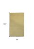 8' X 11' Canary Yellow Shag Hand Woven Area Rug