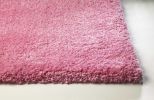 8' X 11' Hot Pink Shag Hand Woven Area Rug