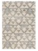 8' X 13' Ivory And Gray Geometric Area Rug