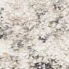 9' X 13' Gray And Tan Floral Distressed Area Rug