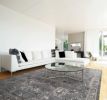 9' X 13' Gray And Light Gray Floral Medallion Area Rug