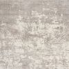 7' X 10' Beige And Ivory Abstract Hand Loomed Area Rug